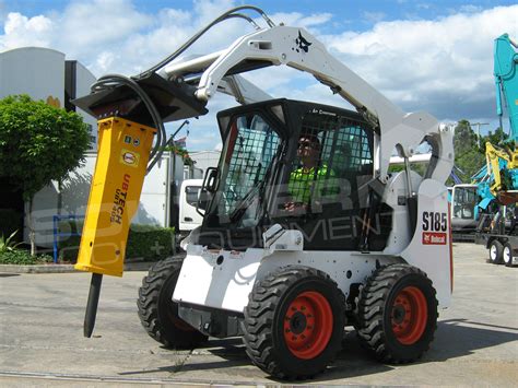 skid steer rockbreaker|hydraulic skid steer hammer.